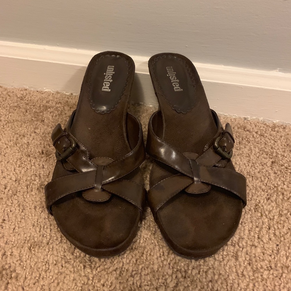 Brown Unlisted Kenneth Cole Sandals